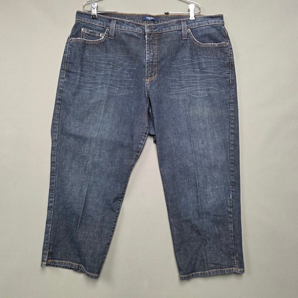 Karen Kane Denim - Karen Kane Jeans Women's Crop Denim Dark Wash 20W